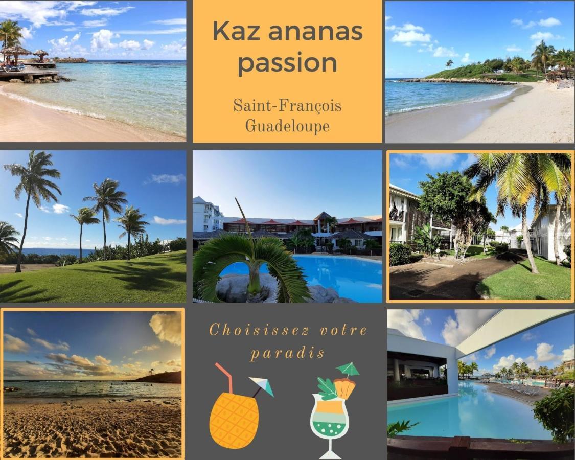 F3 _ Kaz Ananas Passion Au Manganao Saint-Francois (Grande-Terre) Exterior foto