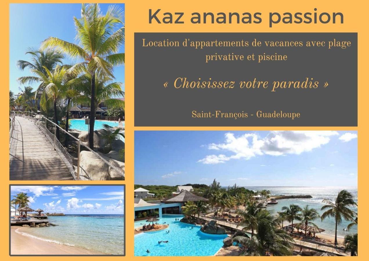 F3 _ Kaz Ananas Passion Au Manganao Saint-Francois (Grande-Terre) Exterior foto
